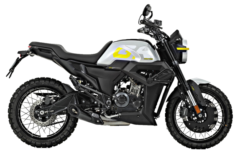 Moto neo-retro Zontes GK-125X con radios en Zontes Barcelona