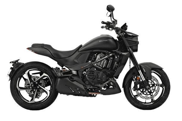 Moto custom Zontes 350S de diseño futurista en Zontes Barcelona
